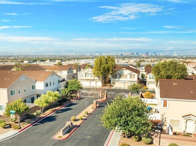 birds eye view of property featuring a residential view