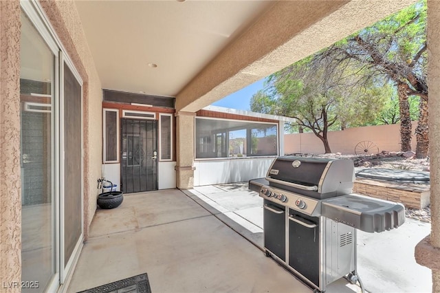 1596 Fieldbrook St, Henderson, NV 89052 - view of patio / terrace with grilling area