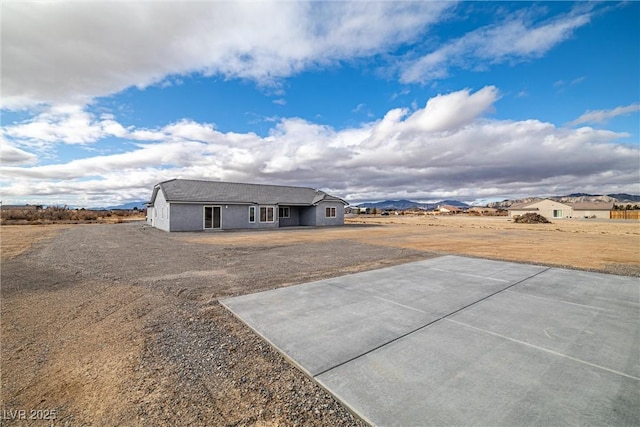 view of front of home with stucco siding