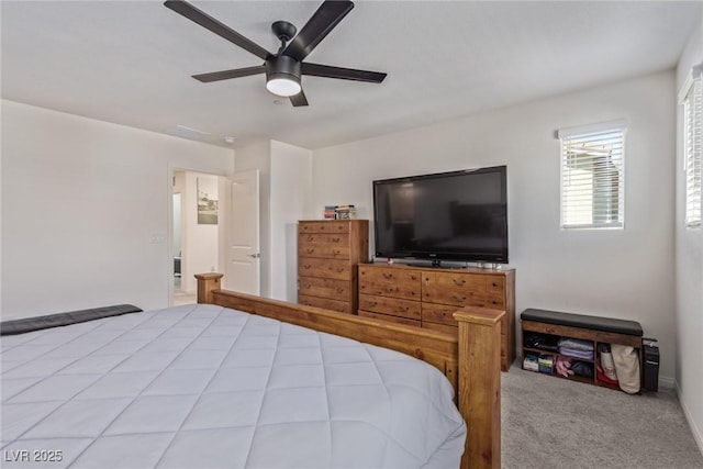 2901 Bahama Yellow Ave, North Las Vegas, NV 89086 - bedroom featuring carpet flooring and a ceiling fan