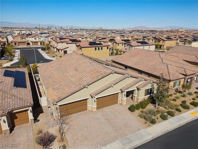 drone / aerial view featuring a residential view