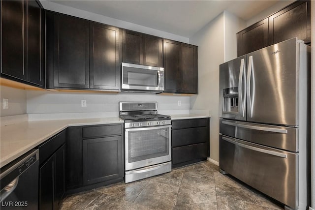 3158 Teaderman Walk, Henderson, NV 89044 - kitchen with appliances with stainless steel finishes, light countertops, and baseboards