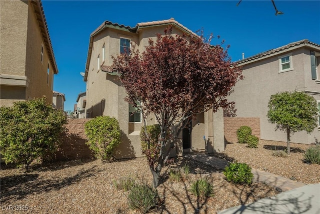 3158 Teaderman Walk, Henderson, NV 89044 - view of front of property featuring stucco siding and a tiled roof