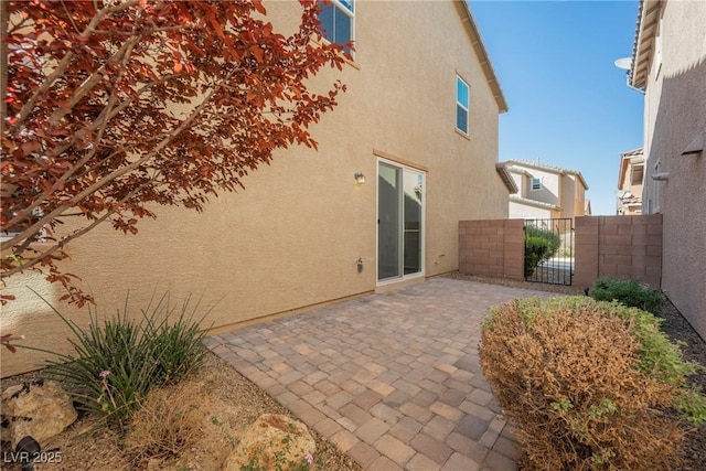 3158 Teaderman Walk, Henderson, NV 89044 - view of patio / terrace with a gate