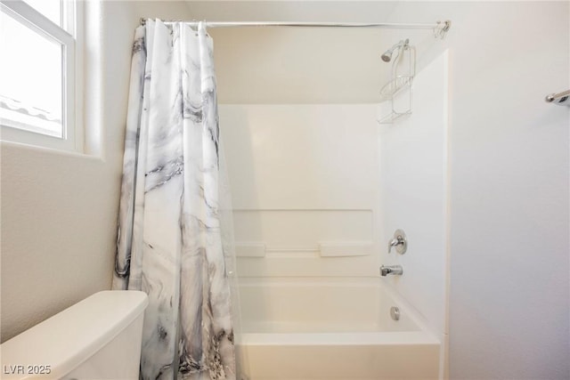 3158 Teaderman Walk, Henderson, NV 89044 - bathroom with shower / bath combo with shower curtain and toilet
