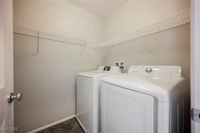 3158 Teaderman Walk, Henderson, NV 89044 - laundry area with washer and dryer and baseboards