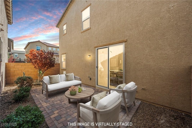 3158 Teaderman Walk, Henderson, NV 89044 - view of patio with an outdoor living space