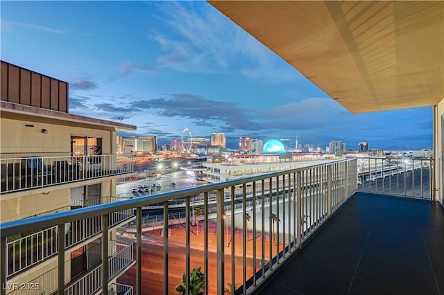 205 E Harmon Ave Unit 1010, Las Vegas, NV 89169 - balcony featuring a view of city