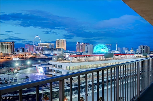 205 E Harmon Ave Unit 1010, Las Vegas, NV 89169 - balcony with a city view