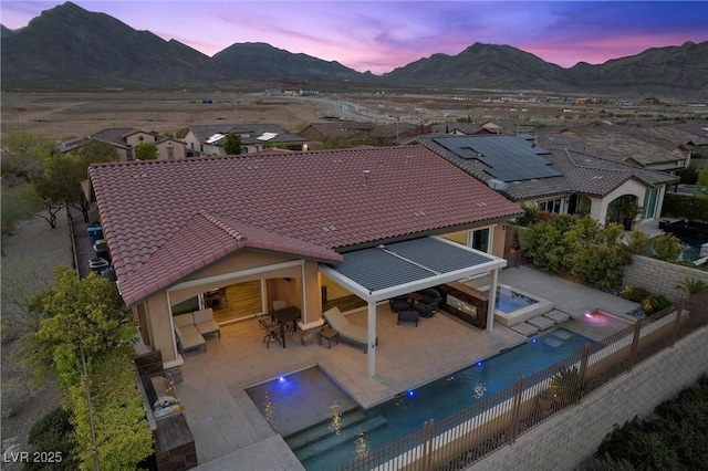 294 Besame Ct, Las Vegas, NV 89138 - exterior space with a mountain view