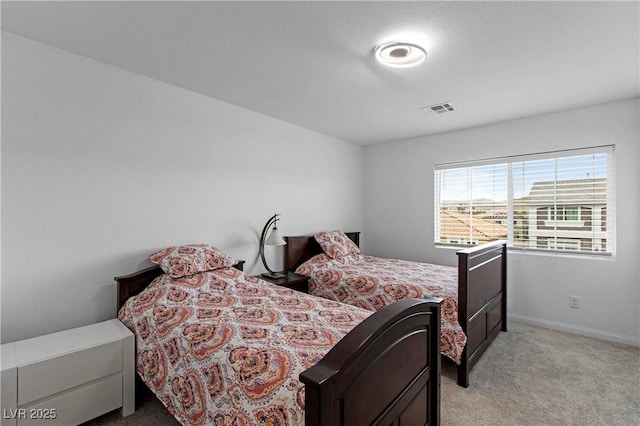 6346 Rock Strm Ln, Las Vegas, NV 89141 - bedroom featuring baseboards, visible vents, and light colored carpet