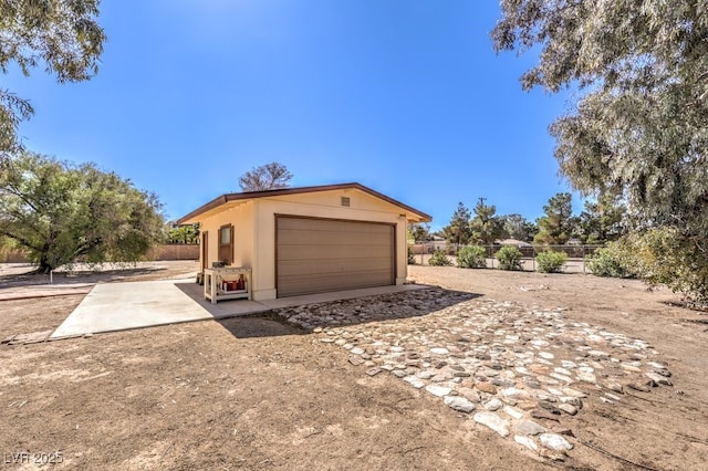 10615 Rancho Destino Rd, Las Vegas, NV 89183 - garage with fence
