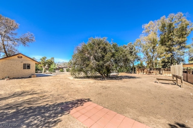 10615 Rancho Destino Rd, Las Vegas, NV 89183 - view of yard with fence