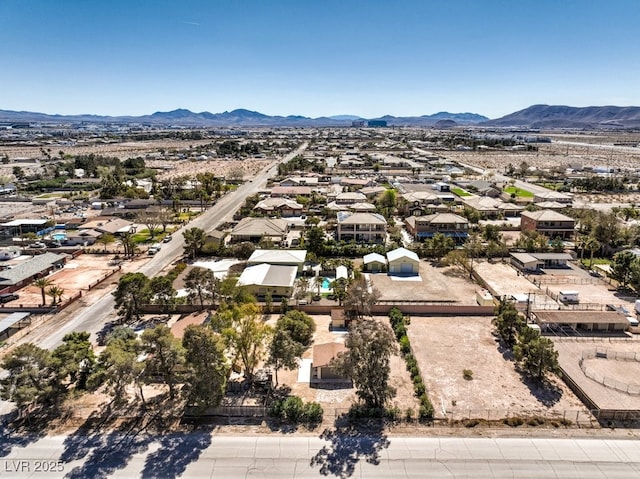 10615 Rancho Destino Rd, Las Vegas, NV 89183 - birds eye view of property featuring a mountain view