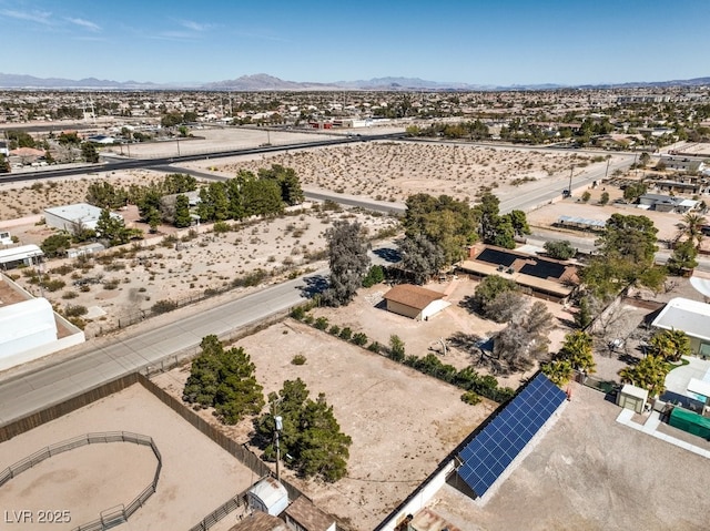 10615 Rancho Destino Rd, Las Vegas, NV 89183 - bird's eye view with a mountain view and a desert view