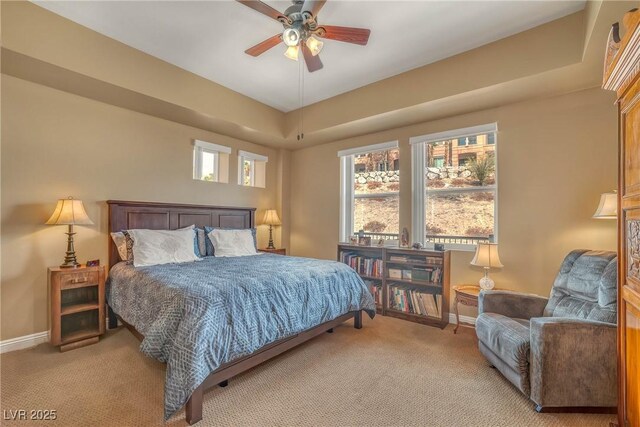 64 Strada Principale Unit 307, Henderson, NV 89011 - carpeted bedroom featuring baseboards and ceiling fan