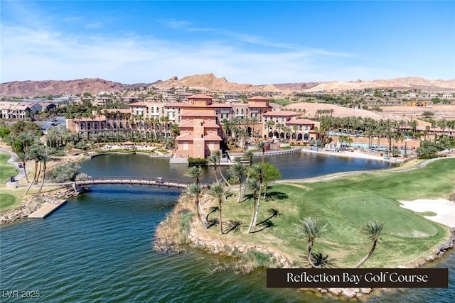 64 Strada Principale Unit 307, Henderson, NV 89011 - bird's eye view of a water and mountain view and a local golf course