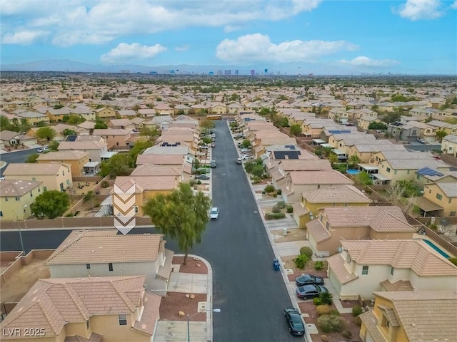 drone / aerial view featuring a residential view