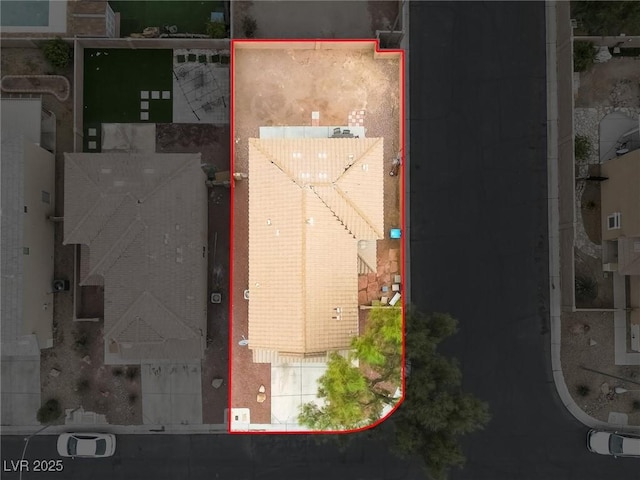 6429 Pronghorn Ridge Ave, Las Vegas, NV 89122 - view of property location with property boundaries highlighted