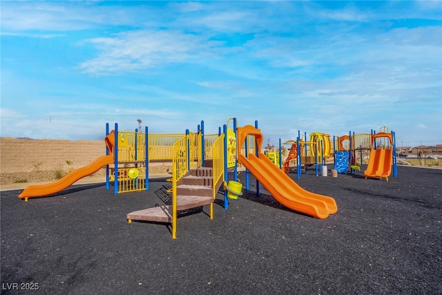 view of communal playground