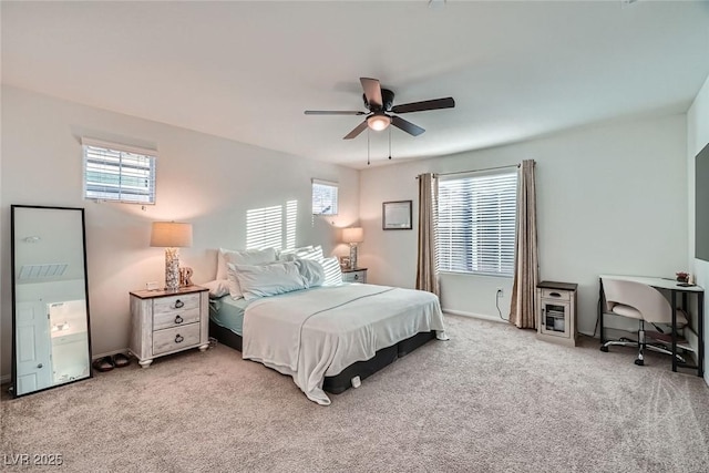 1328 Graphite Ave, Henderson, NV 89002 - carpeted bedroom featuring a ceiling fan and baseboards