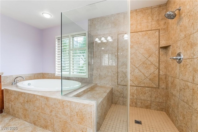 872 Timber Walk Dr, Henderson, NV 89052 - full bath with a shower stall and a garden tub
