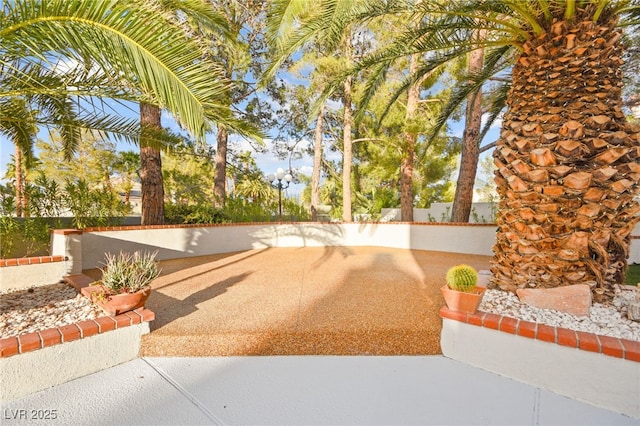 view of patio / terrace with fence