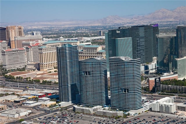 view of city with a mountain view