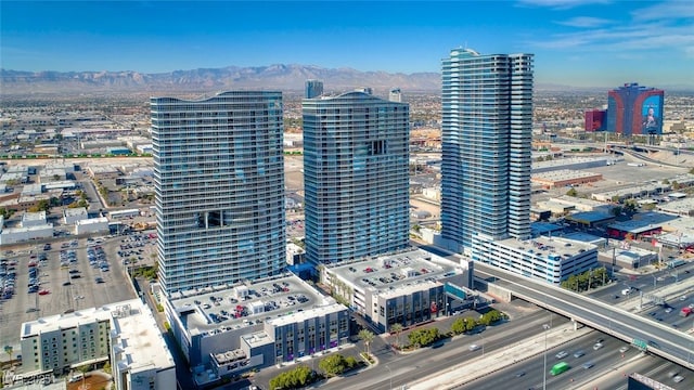 exterior space with a mountain view