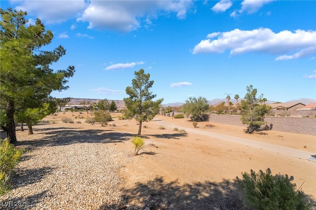 4963 Pensier St, Las Vegas, NV 89135 - view of yard featuring a mountain view