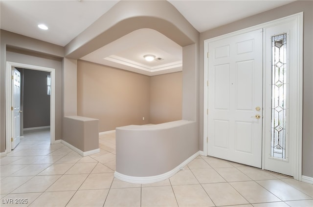 4963 Pensier St, Las Vegas, NV 89135 - entrance foyer featuring light tile patterned flooring and baseboards