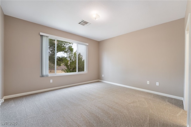 4963 Pensier St, Las Vegas, NV 89135 - spare room featuring baseboards, visible vents, and carpet floors