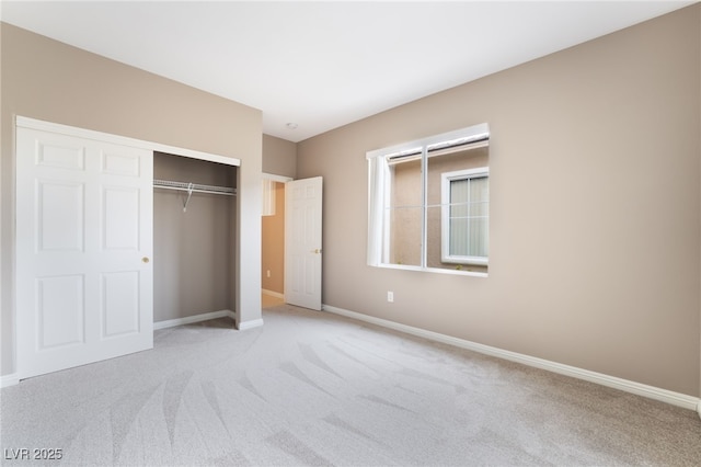 4963 Pensier St, Las Vegas, NV 89135 - unfurnished bedroom with light carpet, a closet, and baseboards