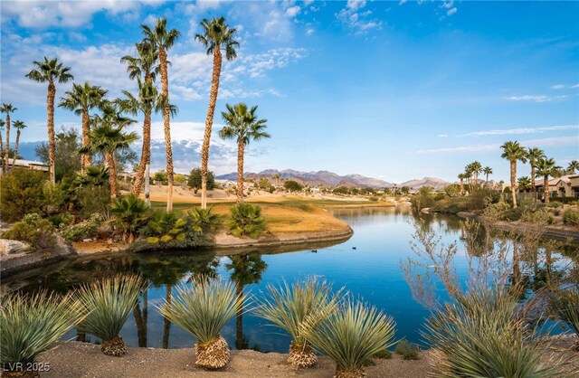4963 Pensier St, Las Vegas, NV 89135 - property view of water with a mountain view