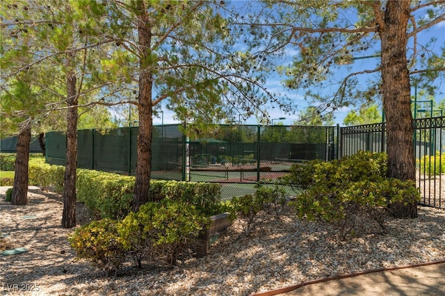 4963 Pensier St, Las Vegas, NV 89135 - view of sport court featuring fence