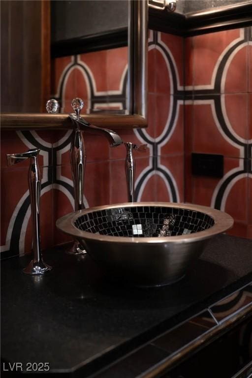 64 Promontory Ridge Dr, Las Vegas, NV 89135 - bathroom view of tasteful backsplash