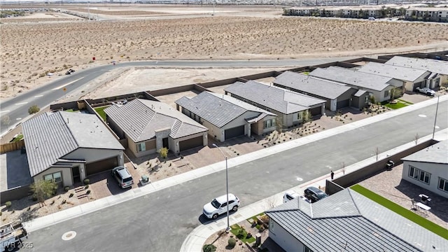 aerial view featuring a residential view