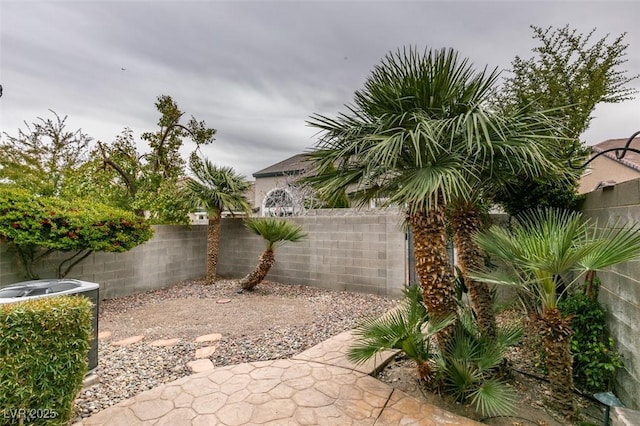 view of patio / terrace with a fenced backyard