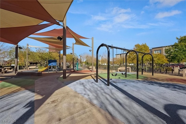 view of communal playground