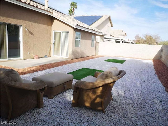 view of patio / terrace featuring a fenced backyard