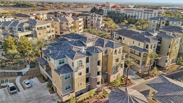 birds eye view of property featuring a residential view