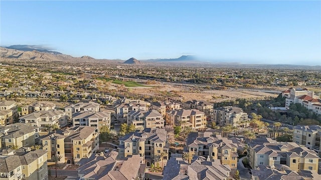 exterior space featuring a residential view and a mountain view