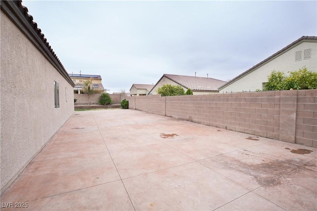 view of patio / terrace featuring a fenced backyard