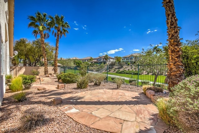 view of patio / terrace with fence