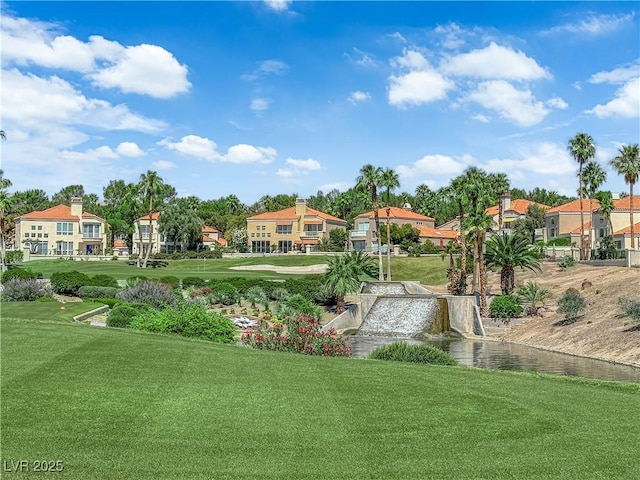 8170 Round Hills Cir, Las Vegas, NV 89113 - view of home's community with a lawn and a residential view