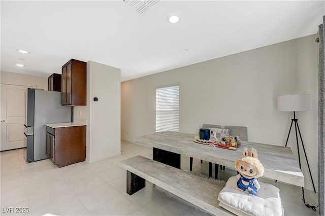 5691 Tinar St, Las Vegas, NV 89113 - dining space featuring light tile patterned floors and recessed lighting