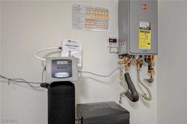 5691 Tinar St, Las Vegas, NV 89113 - utility room with water heater