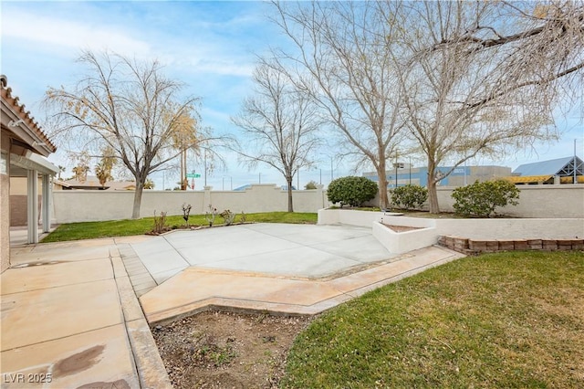 view of patio / terrace with a fenced backyard