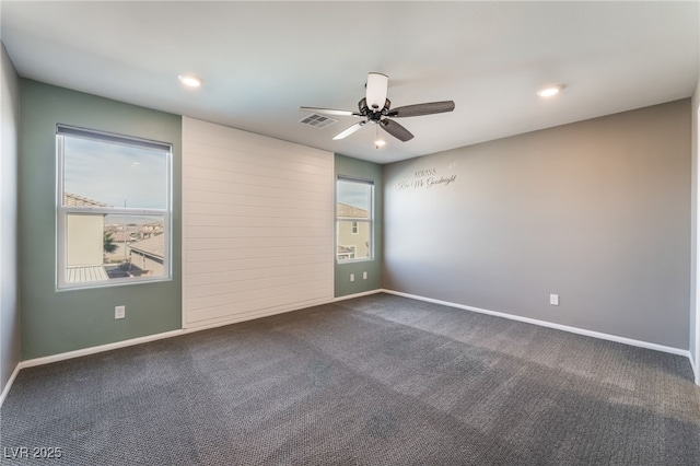 7219 Quiet Spring St, North Las Vegas, NV 89084 - empty room featuring visible vents, carpet floors, and baseboards