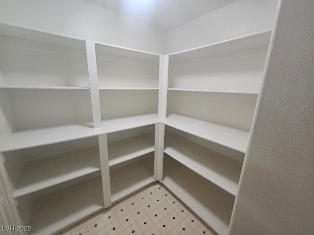 view of storage area